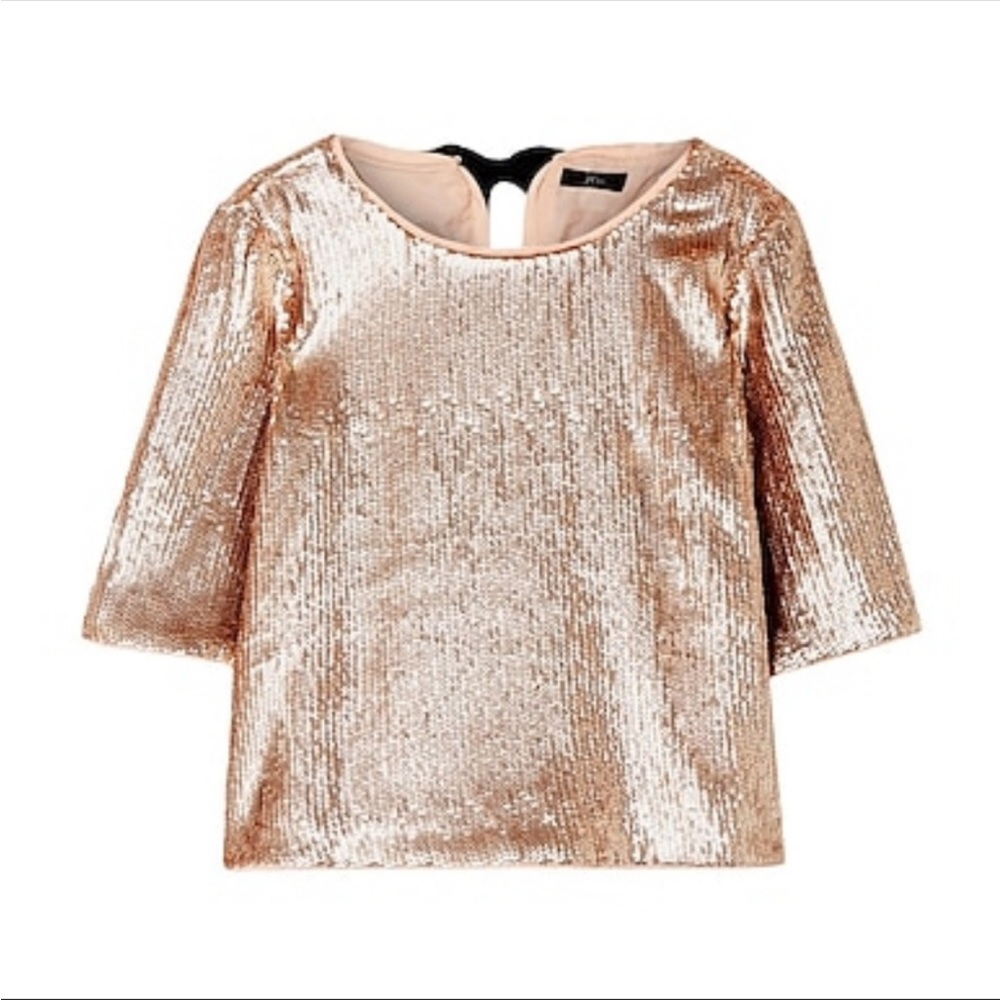 J Crew sequin blouse